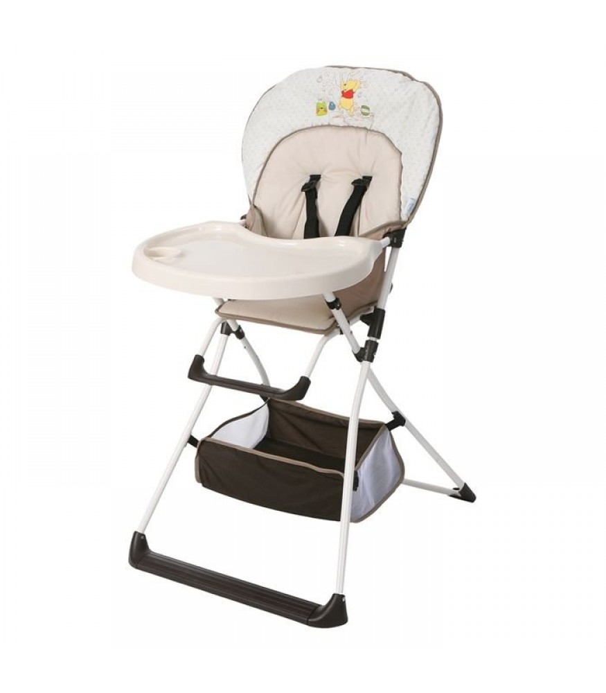 Chaise haute - chaise bébé - pliable - Zwart