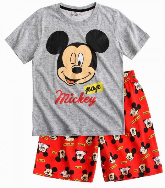 Disney Mickey Tee shirt et short rouge