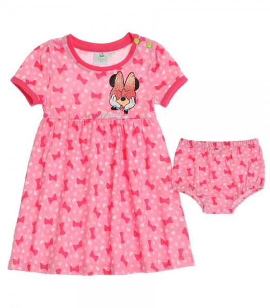 Minnie robe bébé rose